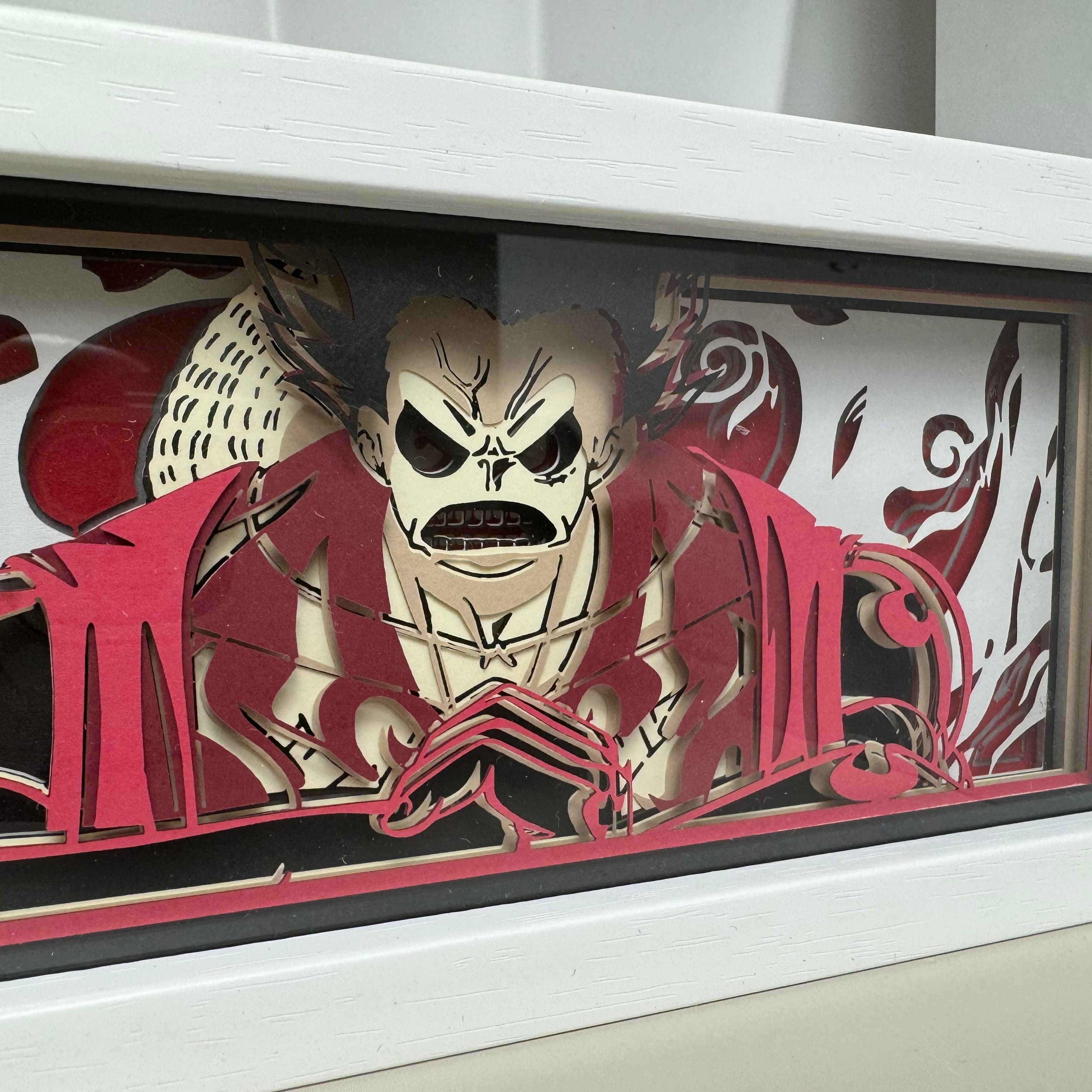Luminária Artesanal Luffy Gear 4 One Piece, foto 3