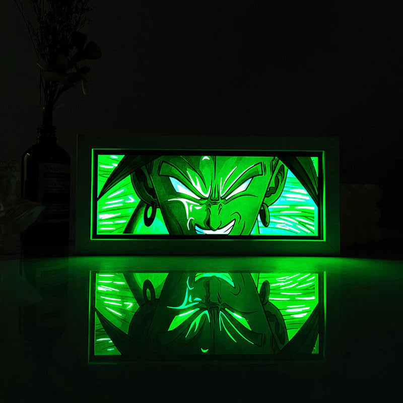 Luminária Artesanal Broly Fúria Dragon Ball Z, foto 1