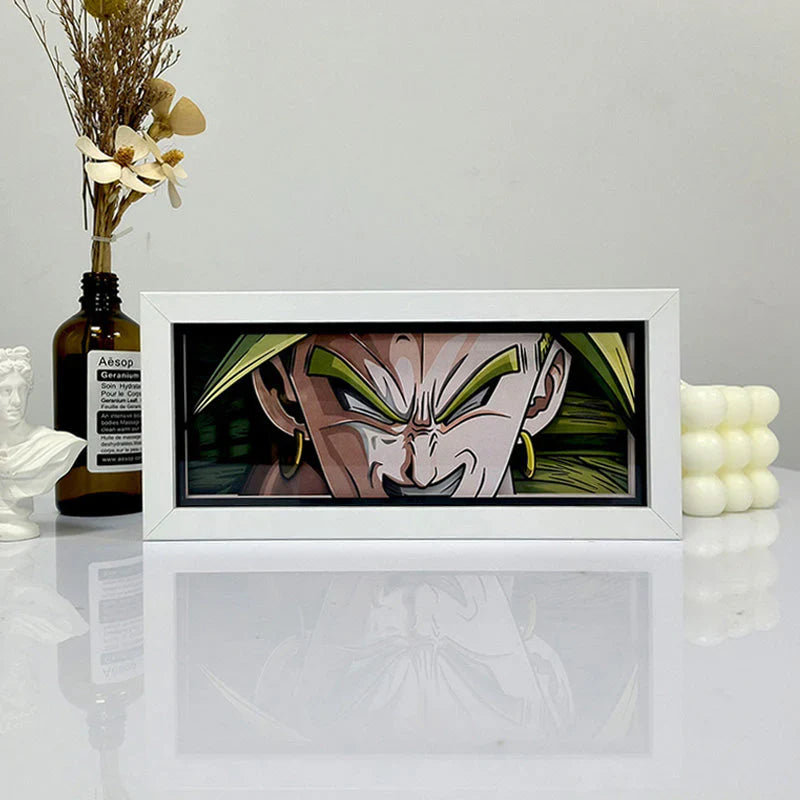 Luminária Artesanal Broly Fúria Dragon Ball Z, foto 3
