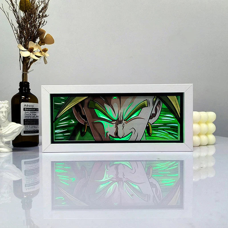 Luminária Artesanal Broly Fúria Dragon Ball Z, foto 2
