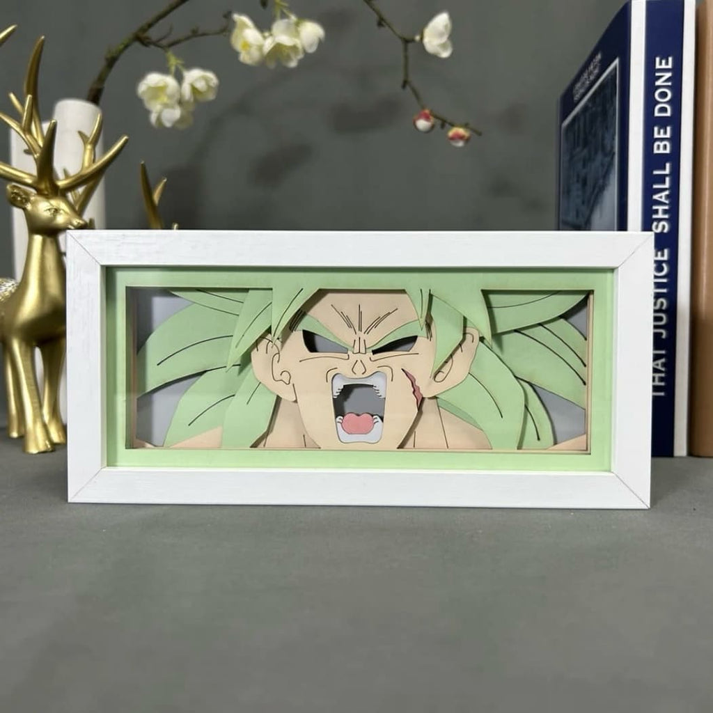 Luminária Artesanal Broly Dragon Ball Z, foto 3