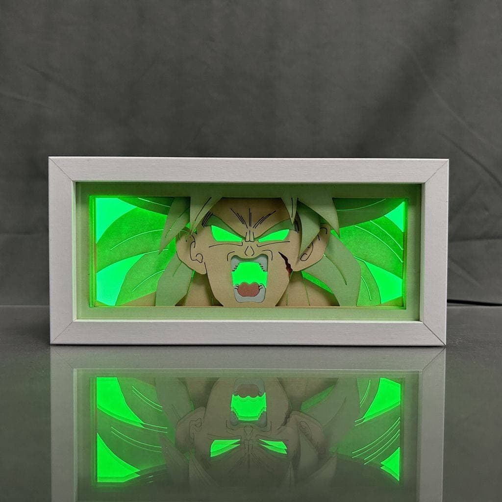 Luminária Artesanal Broly Dragon Ball Z, foto 1