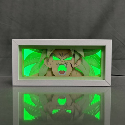 Luminária Artesanal Broly Dragon Ball Z, foto 1