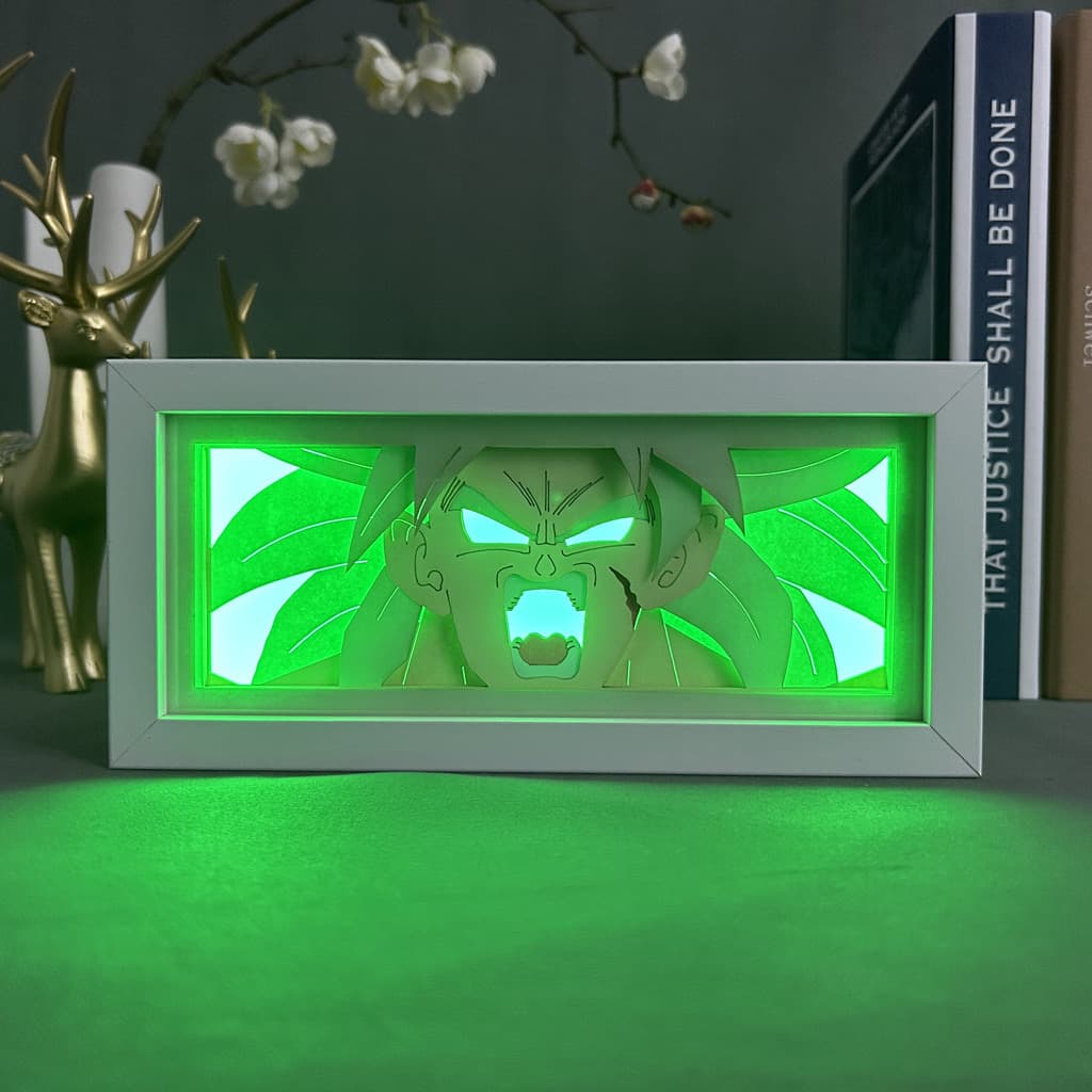 Luminária Artesanal Broly Dragon Ball Z, foto 2