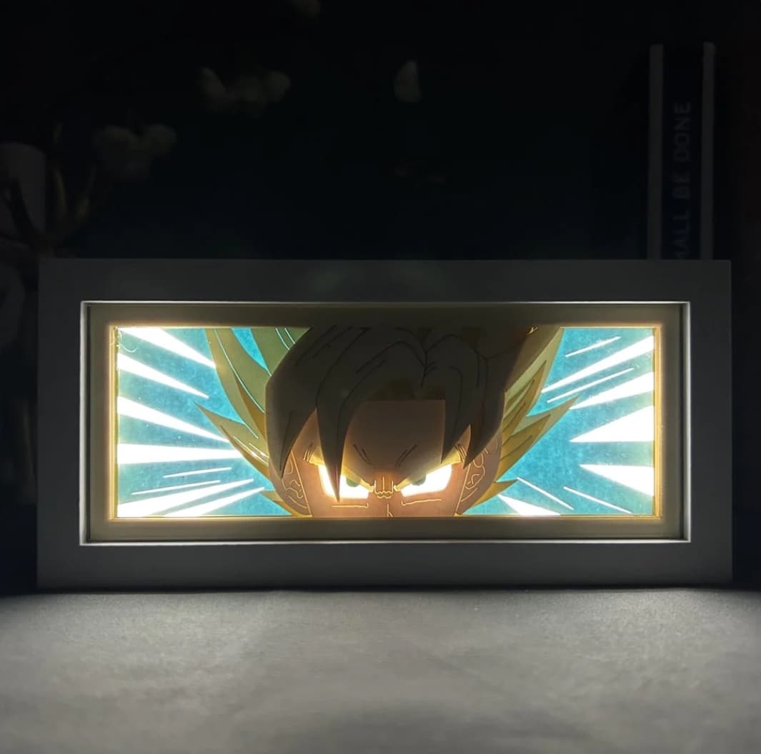 Luminária Artesanal Goku Dragon Ball Z, foto 2