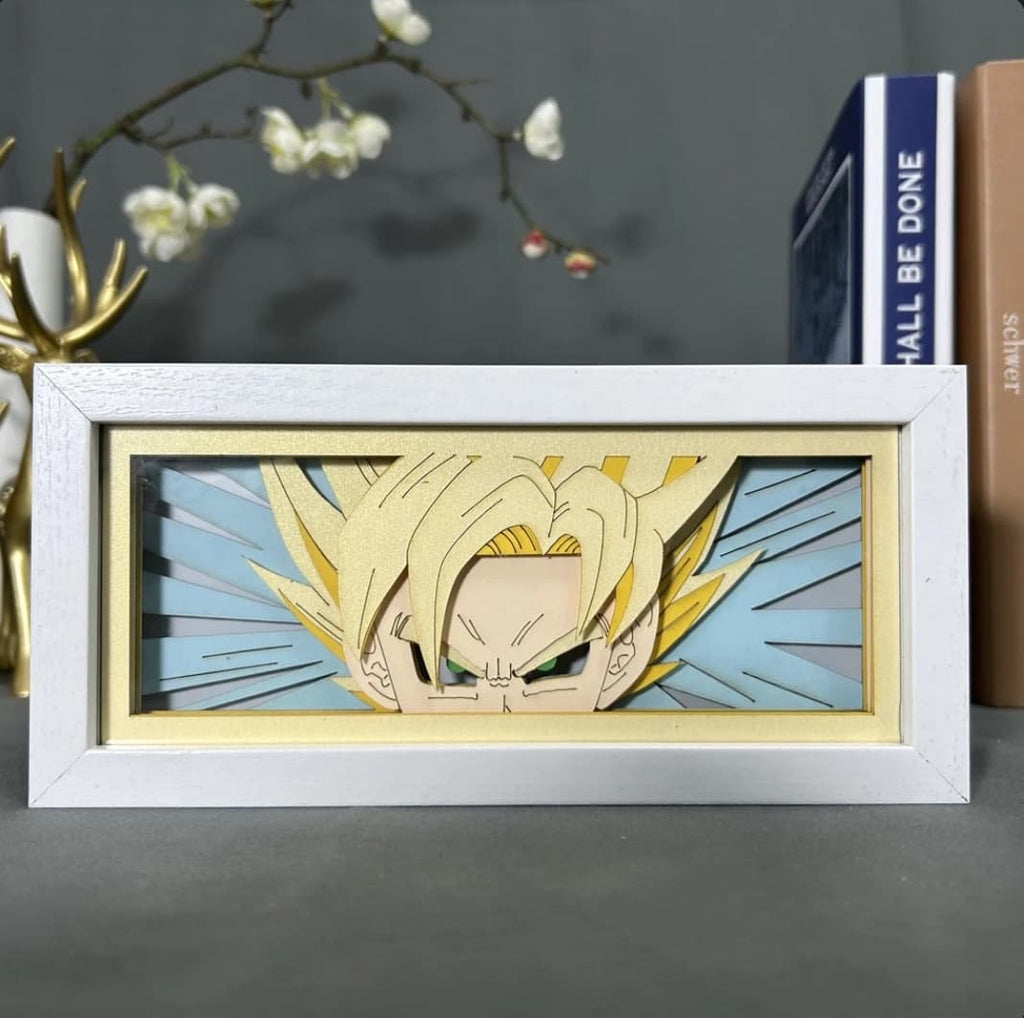 Luminária Artesanal Goku Dragon Ball Z, foto 3