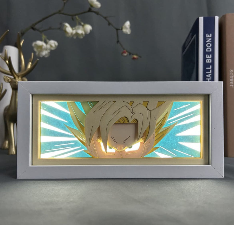 Luminária Artesanal Goku Dragon Ball Z