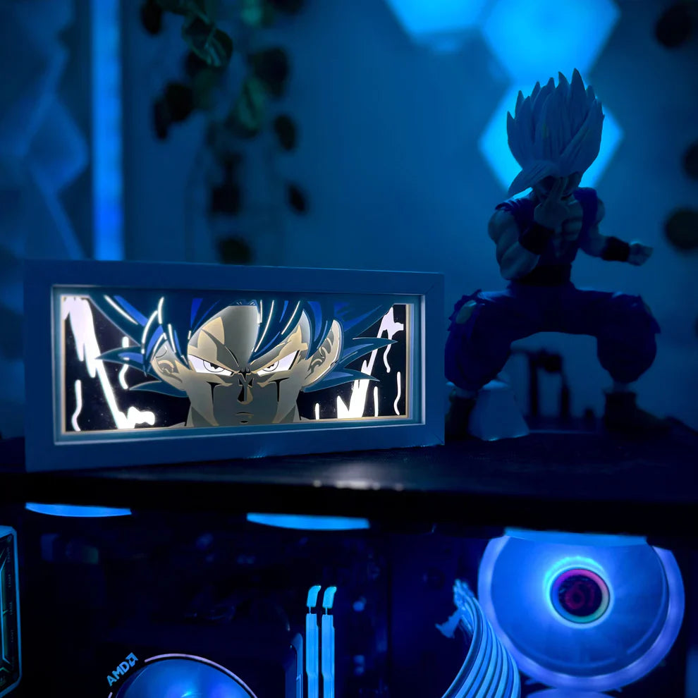 Luminária Artesanal Goku Super Saiyajin Dragon Ball Z, foto 1