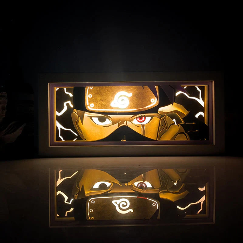 Luminária Artesanal Kakashi Genjutsu Naruto, foto 1