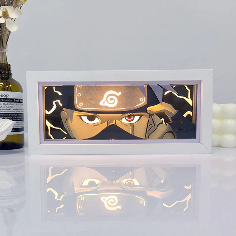 Luminária Artesanal Kakashi Genjutsu Naruto, foto 2