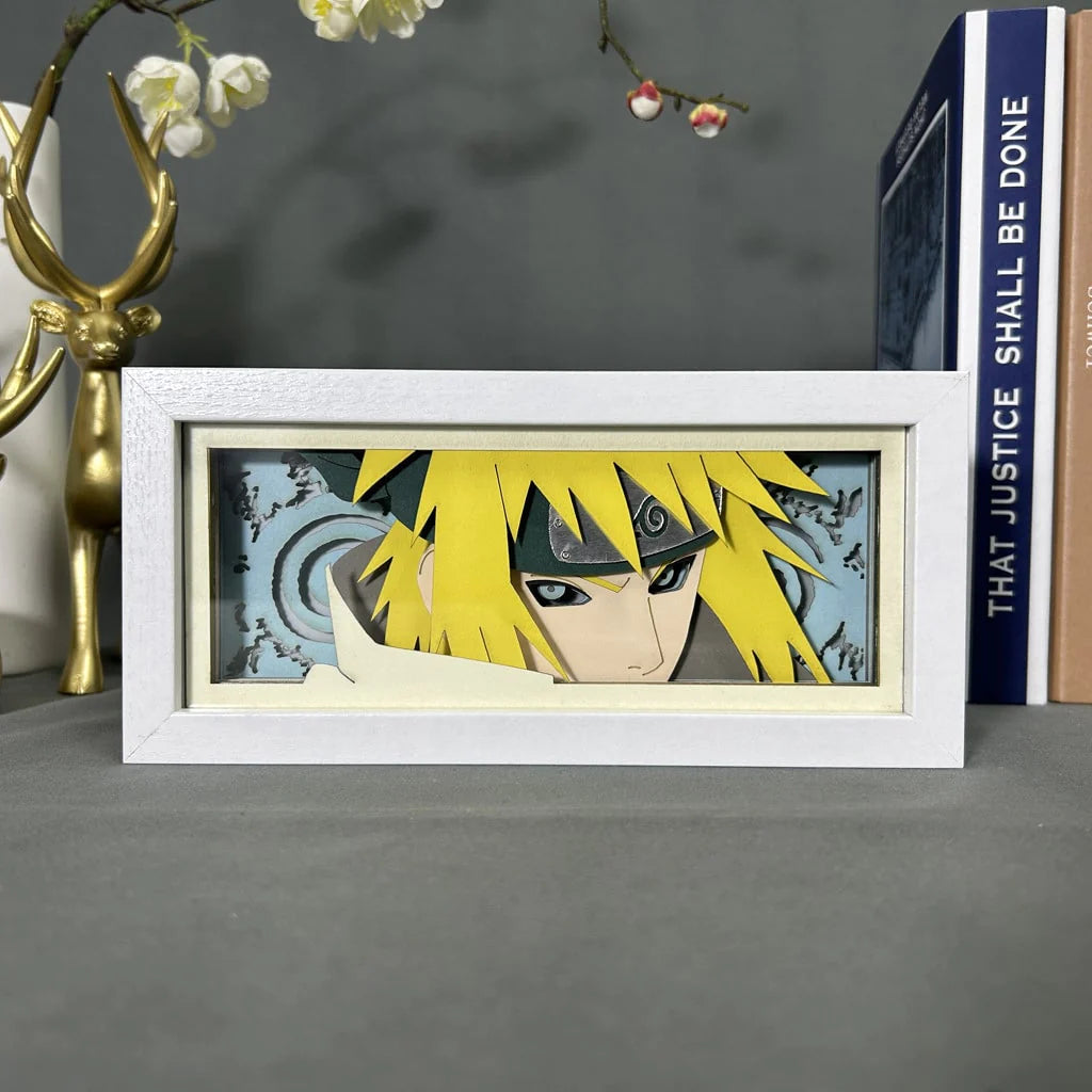 Luminária artesanal Minato Naruto 3