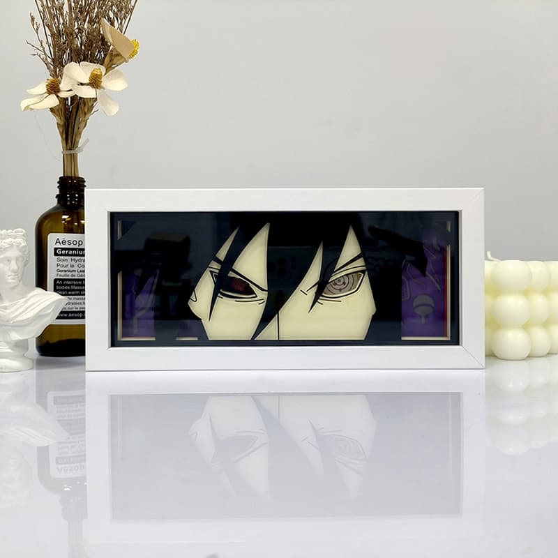 Luminária Artesanal Sasuke Mangekyo Naruto, foto 3