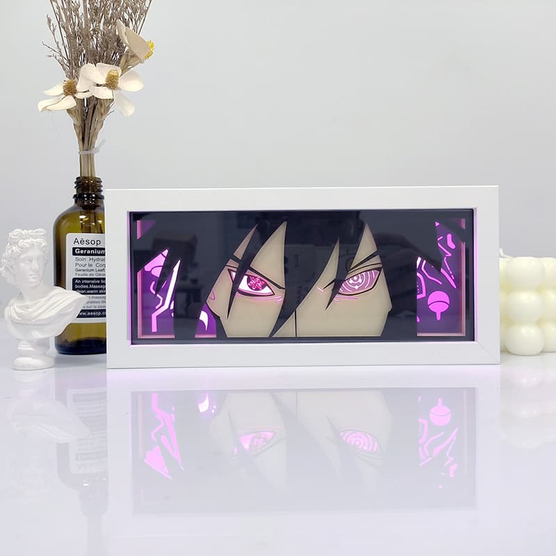 Luminária Artesanal Sasuke Mangekyo Naruto, foto 2