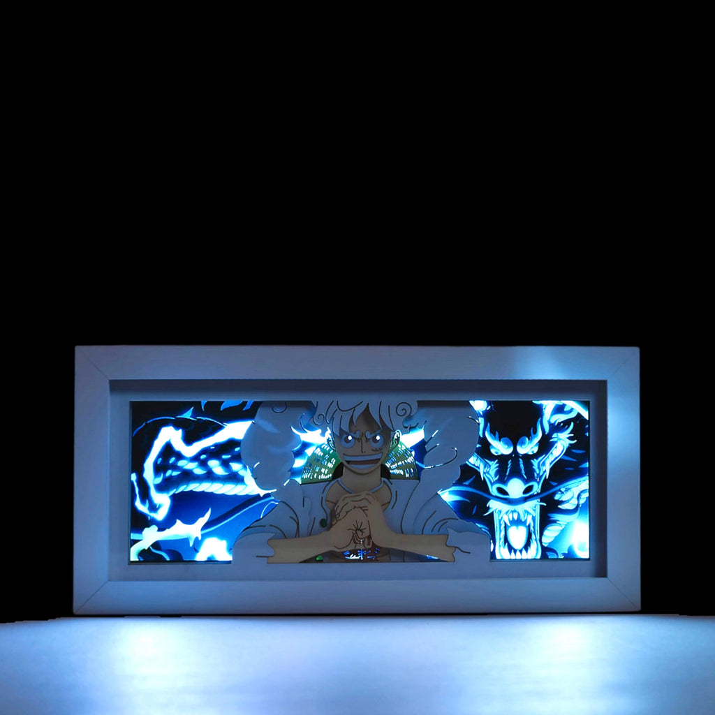 Luminária Artesanal Luffy Gear 5 One Piece, foto 1
