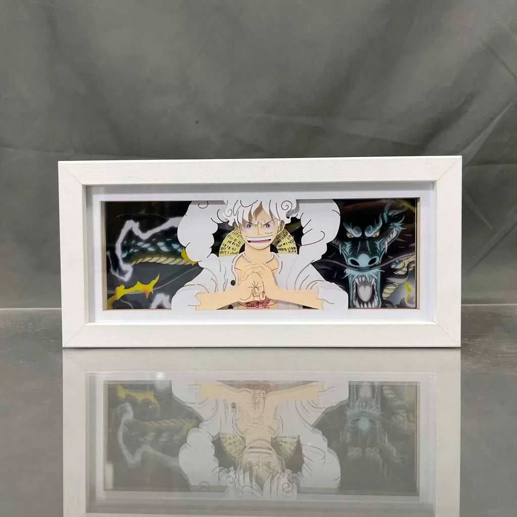 Luminária Artesanal Luffy Gear 5 One Piece, foto 3