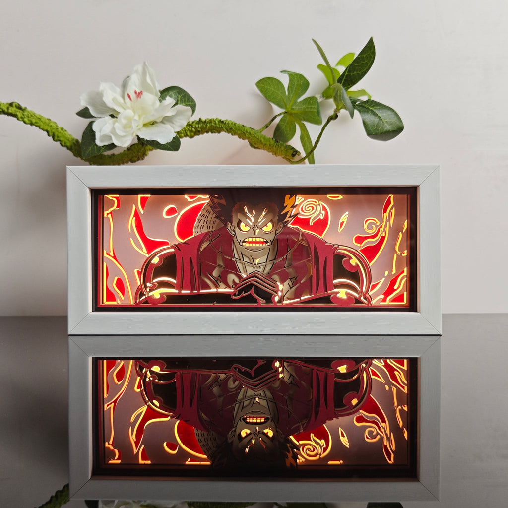 Luminária Artesanal Luffy Gear 4 One Piece, foto 2