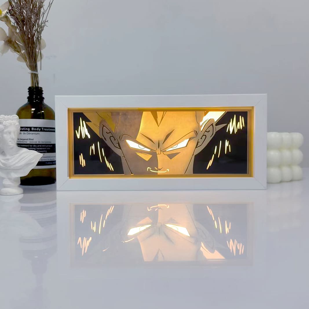 Luminária Artesanal Vegeta Super Saiyajin Dragon Ball Z, foto 2
